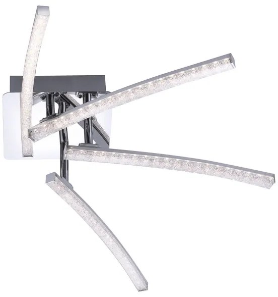 Leuchten Direkt 11291-17 - LED Prisadený luster SIMON 4xLED/3W/230V lesklý chróm