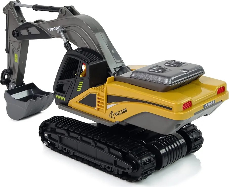LEAN Toys Diaľkovo ovládané rýpadlo Caterpillar 2.4G Yellow