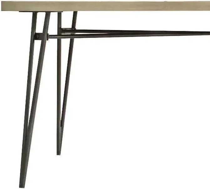 Jedálenský stôl Adesso 180 cm z masívu čierny/hnedý
