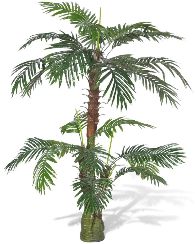 vidaXL Umelá palma Cykas v črepníku, 150 cm