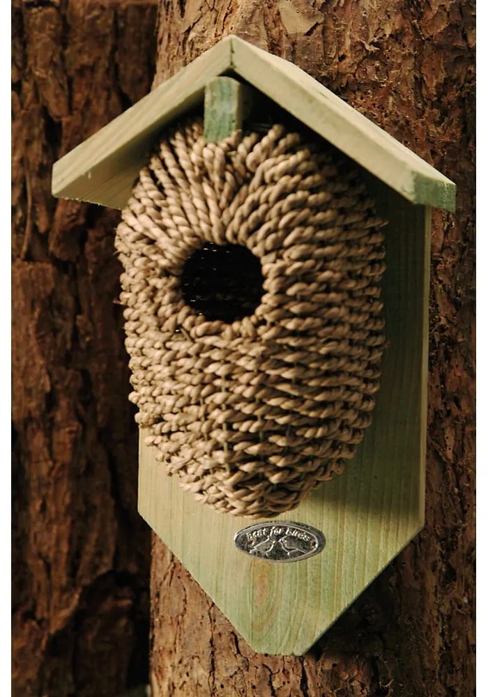 Vtáčia búdka z morskej trávy Esschert Design, výška 26,2 cm