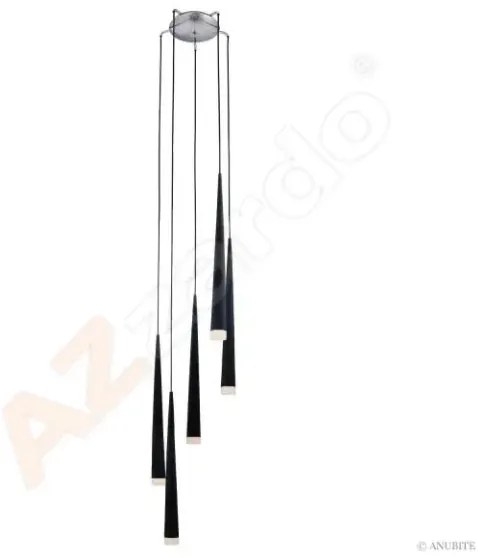Minimalistické svietidlo Stylo 5 čierne