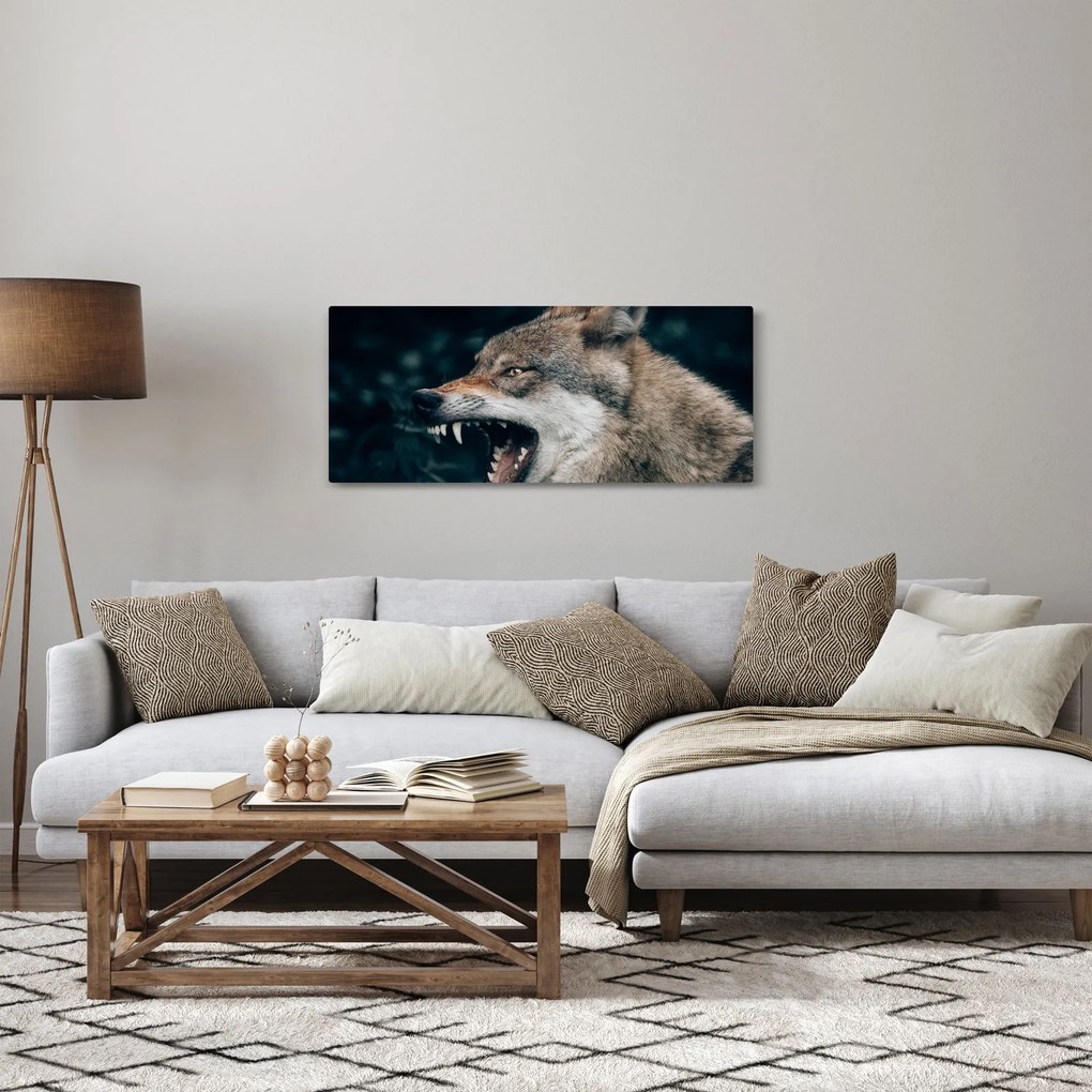 Obraz vlka (120x50 cm)