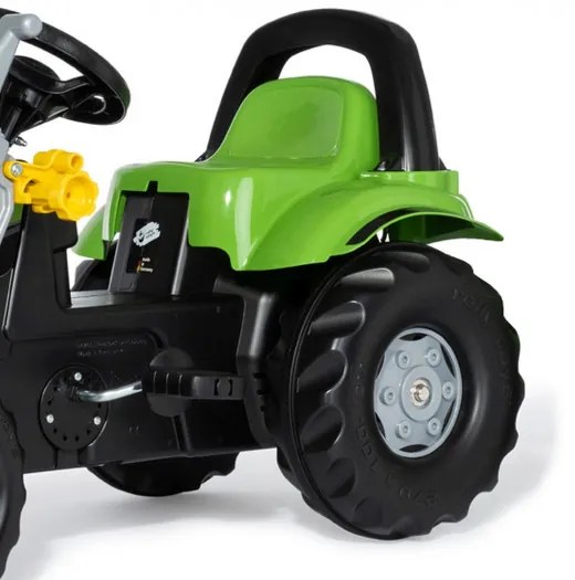 Šlapací traktor s prívesom a lyžicou Rolly Toys 023196 Fahir 5115G TB