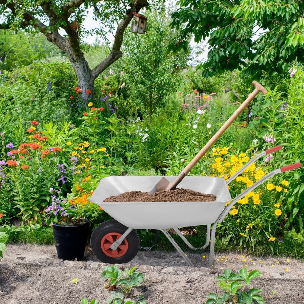 Fúrik LARRY pozinkovaný, max. kapacita 80l/100kg, strieborná/čierna Gardebruk