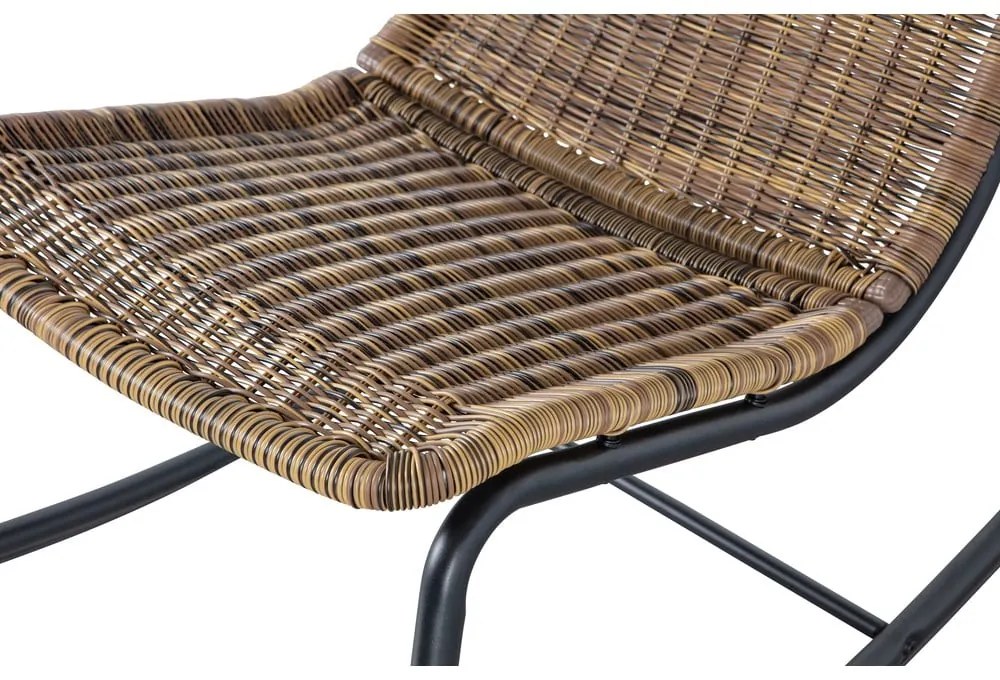 Ratanové záhradné hojdacie kreslo WOOOD Tom