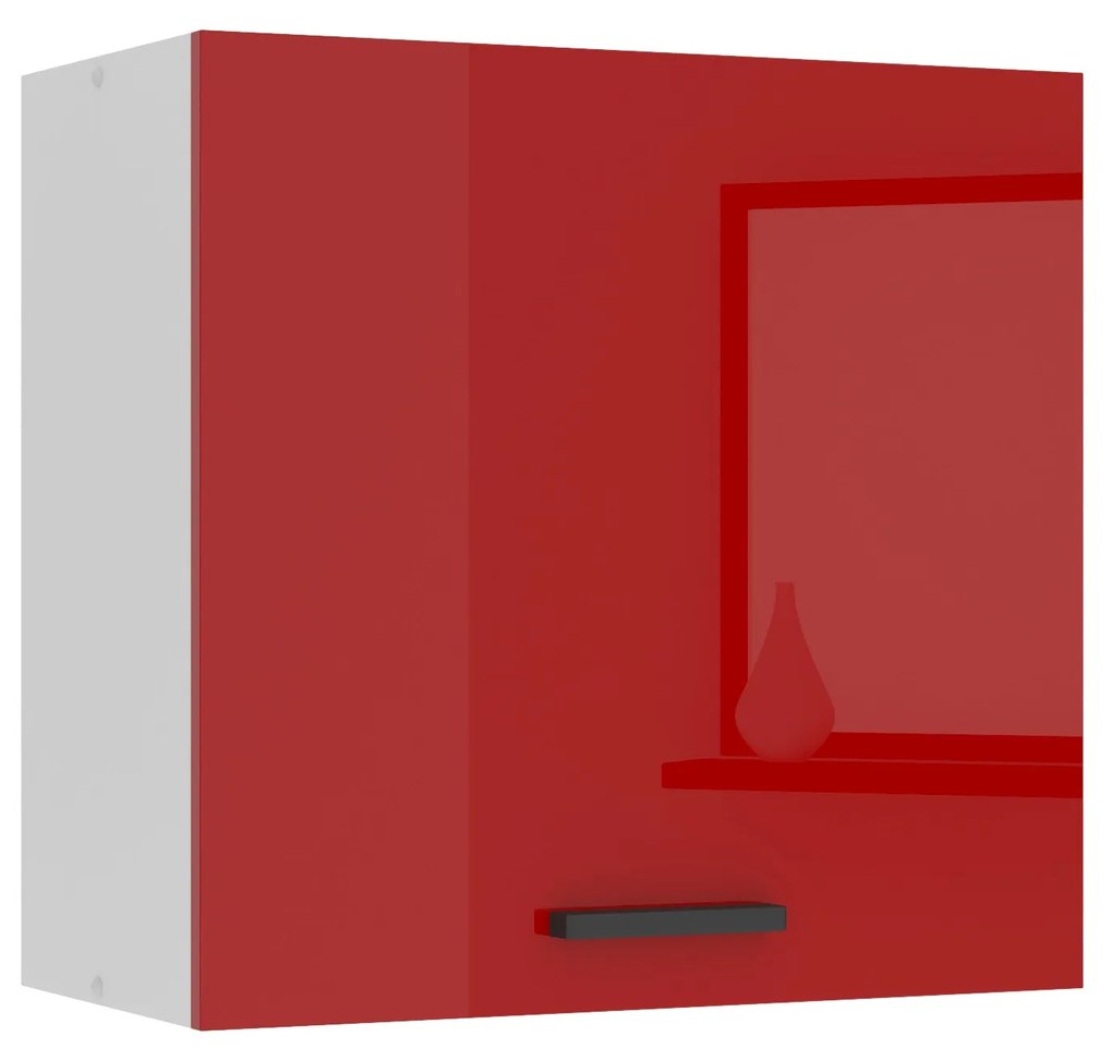 Kuchynská skrinka Belini Premium Full Version horná 60 cm červený lesk