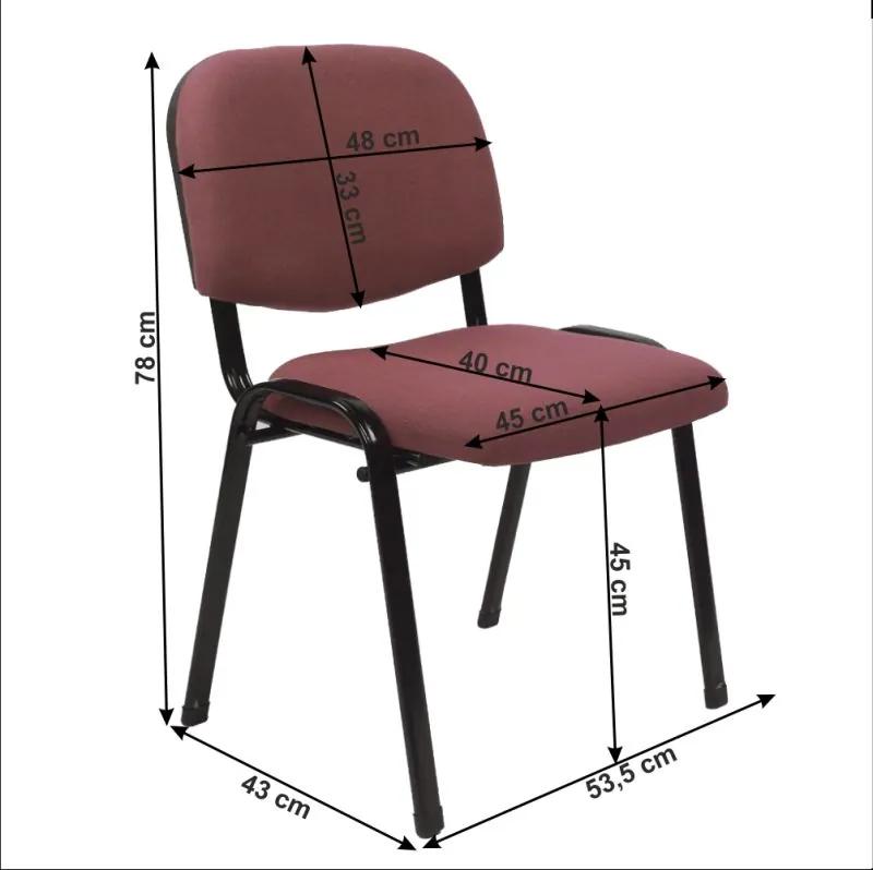 Kondela Kancelárska stolička, červenohnedá, ISO 2 NEW