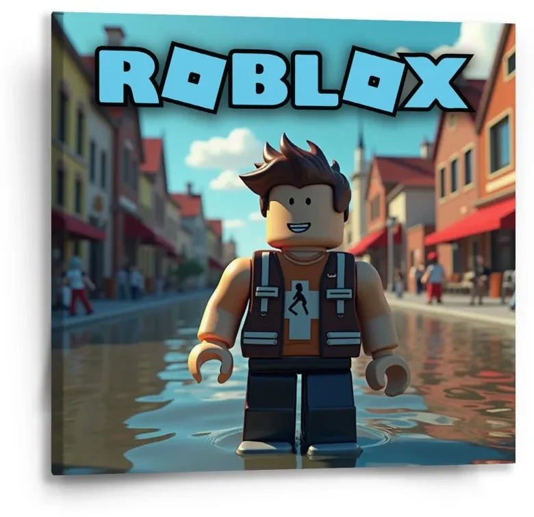 Sablio Obraz ROBLOX Mesto - 50x50 cm