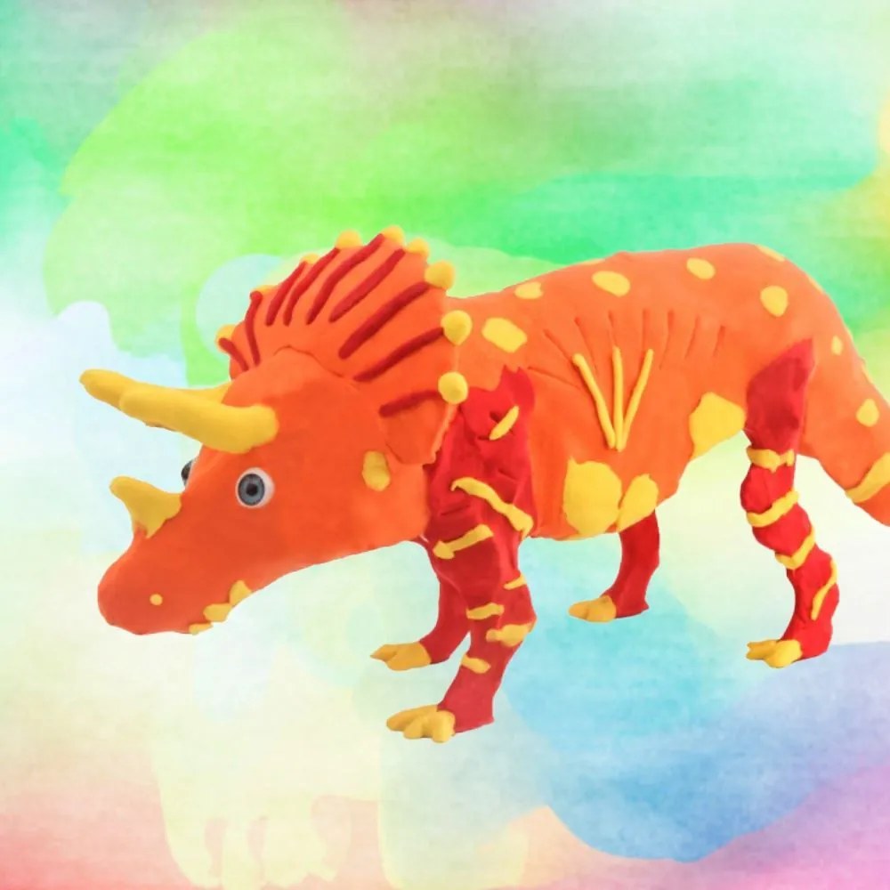 DAALO Vymodeluj si dinosaura - Triceratops