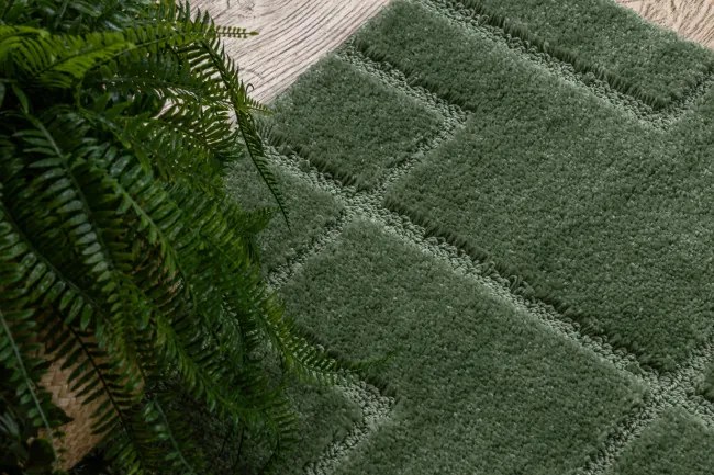 Sada kúpeľňových koberčekov SUPREME LINES línie, zelená