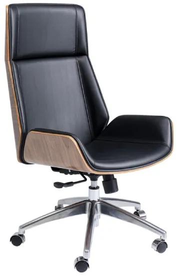 Rouven kancelárska stolička hnedá/čierna 120cm