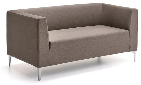 Pohovka CASUAL, 2-miestna, látka ETNA, svetlohnedá