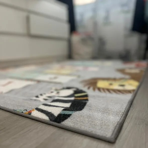 Ayyildiz, Kusový koberec Play 2903 grey, 100x150, viacfarebná, detská izba