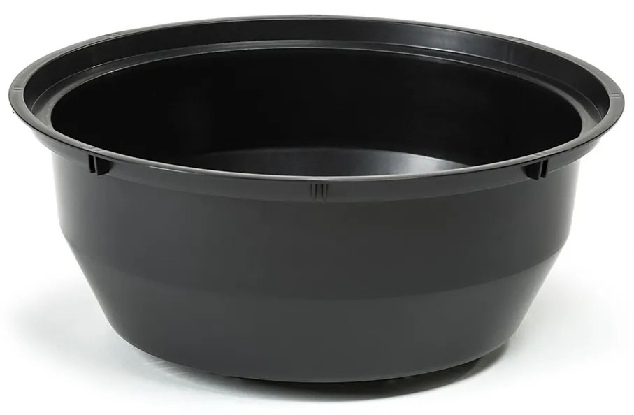 PLASTOVÝ KVETINÁČ FANCY 15X30 CM ANTRACITOVÁ