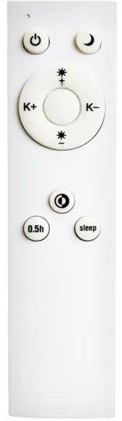 Top Light - LED Stmievateľné stropné svietidlo LED/51W/230V + DO čierna/hnedá