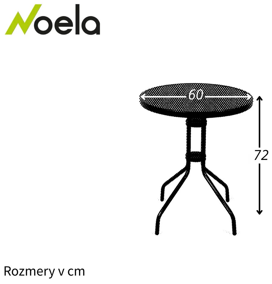 Noela Balkónový stôl NINA