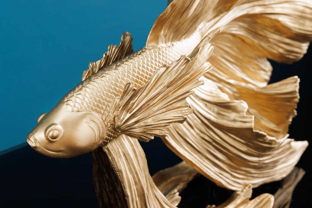 Ozdobná rybka Crowntail 35cm zlatá