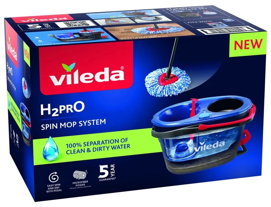 Rotačný mop s vedierkom H2PrO – Vileda