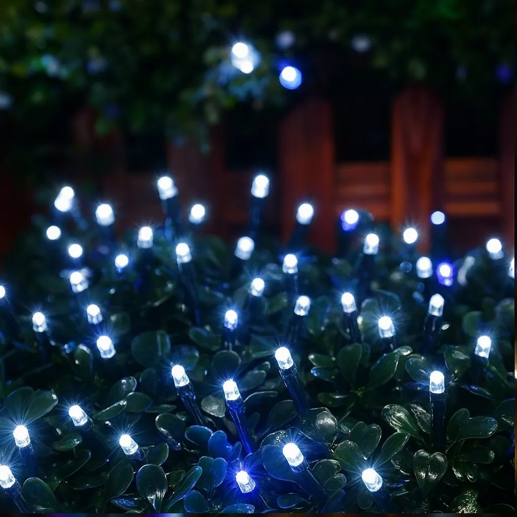 Vianočné svetielka vonkajšie FLASH studená biela 300 LED