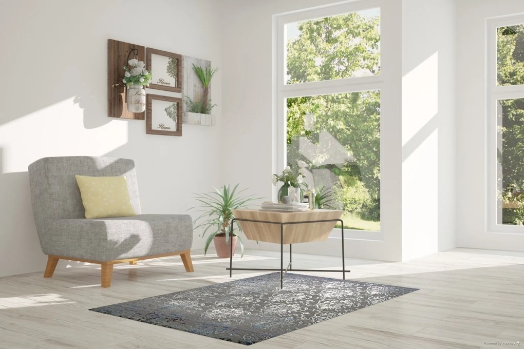 Berfin Dywany, Kusový koberec Elite 23282 Navy Grey, 120x180, šedá, obývacia izba