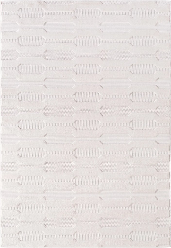 Ayyildiz, Kusový koberec Doha 1654 Cream, 80x150, biela, chodba / predsieň