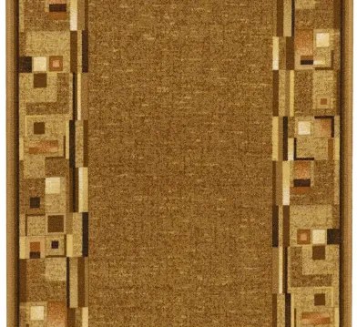 Koberce Breno Behúň BOMBAY 33, šíře role 80 cm, hnedá, viacfarebná