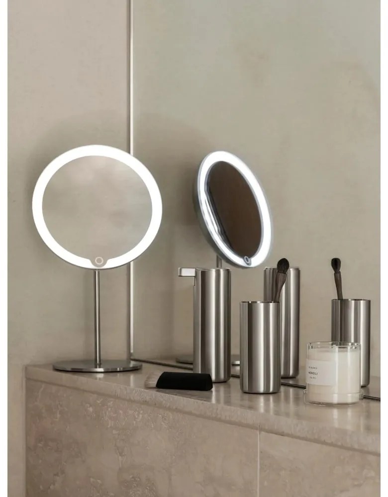 Dávkovač mydla z nehrdzavejúcej ocele v matne striebornej farbe 165 ml Modo – Blomus