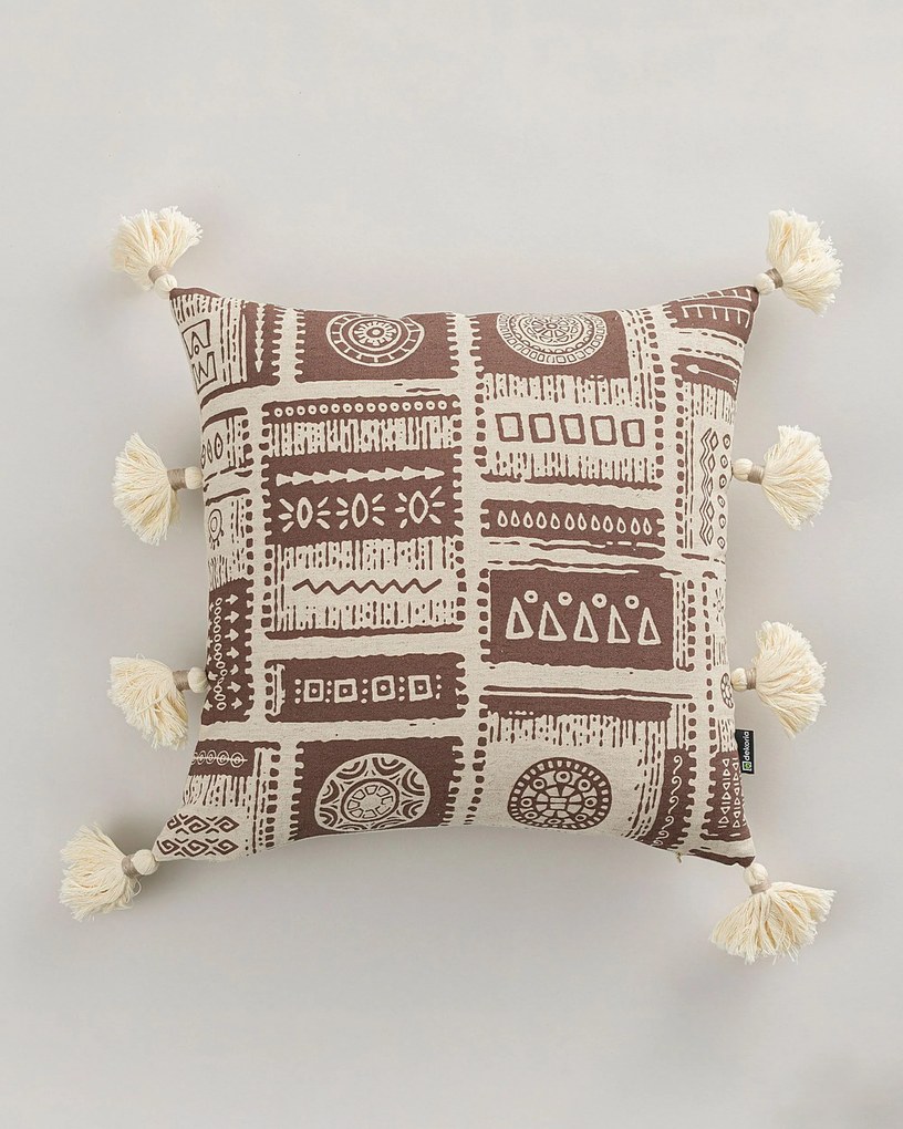 Obliečka na vankúš Tassel Nomad Tribal 45x45 cm