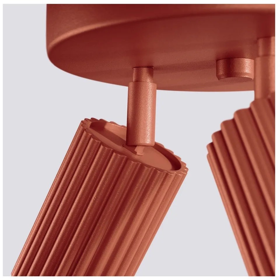 Bodové svietidlo v tehlovej farbe Gleam – Sollux