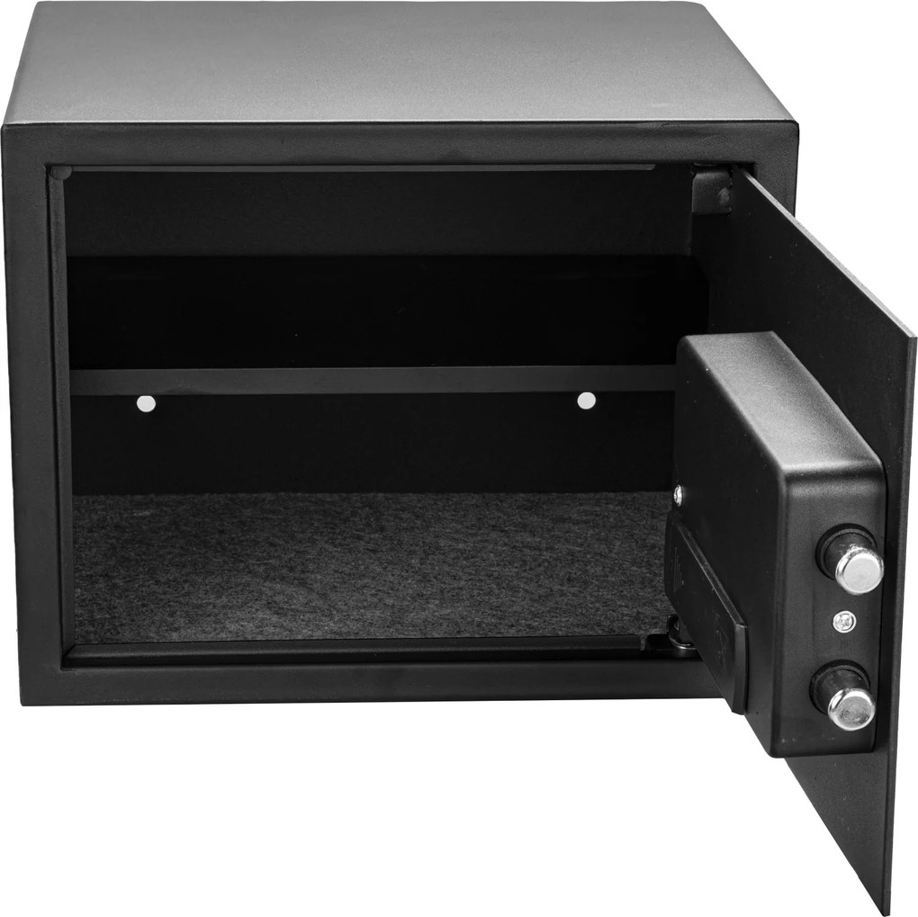 Digitálny trezor BestBerg BBSB-4C / 30 x 38 x 30 cm / čierna