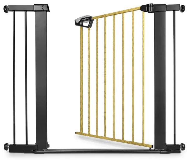 Bezpečnostná zábrana GUARDY 104 s rozšírením, čierna / prírodná