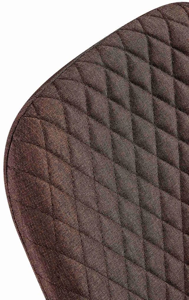 Stolička Giverny látka - hnedá