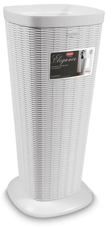 STEFANPLAST Stojan na dáždniky, biely