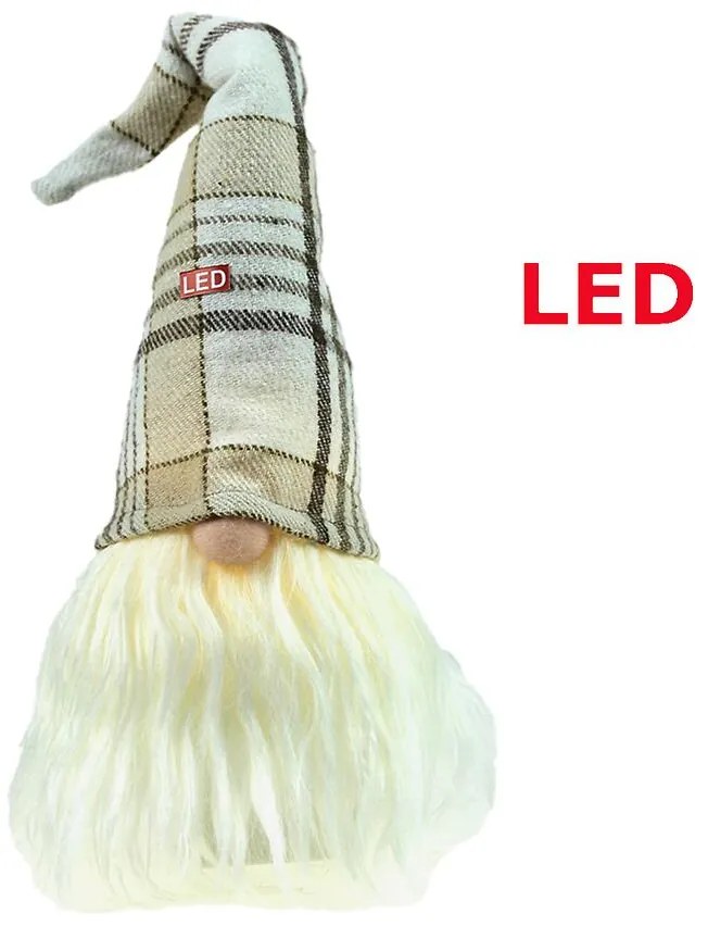 Škriatok 34 cm LED 43303