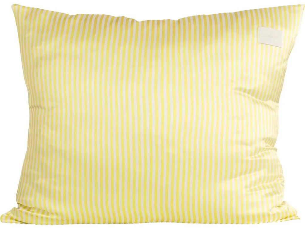 Hodvábna obliečka na vankúš „So Fluffy Yellow", 50 x 60 cm