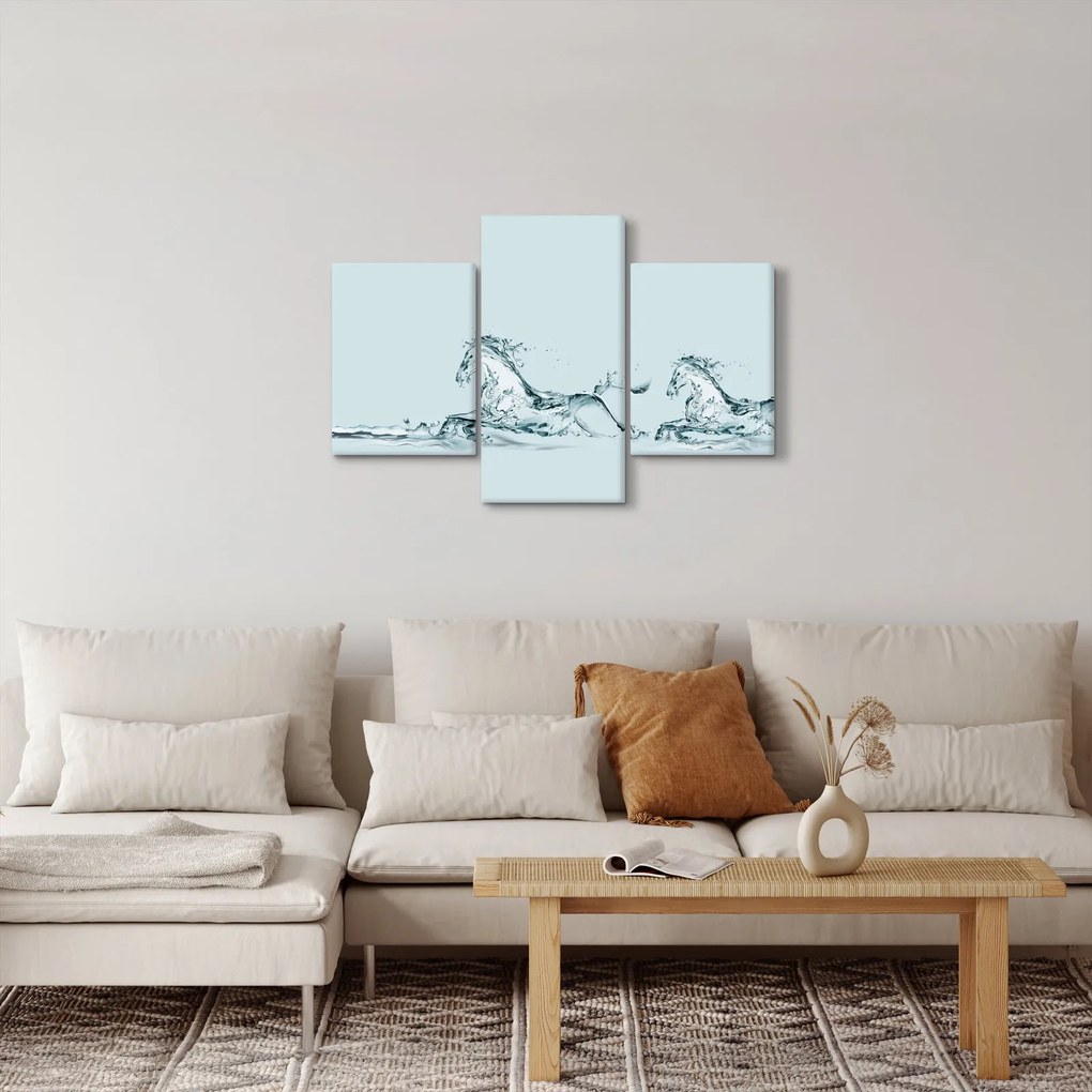 Obraz - Kone z kvapiek vody (90x60 cm)