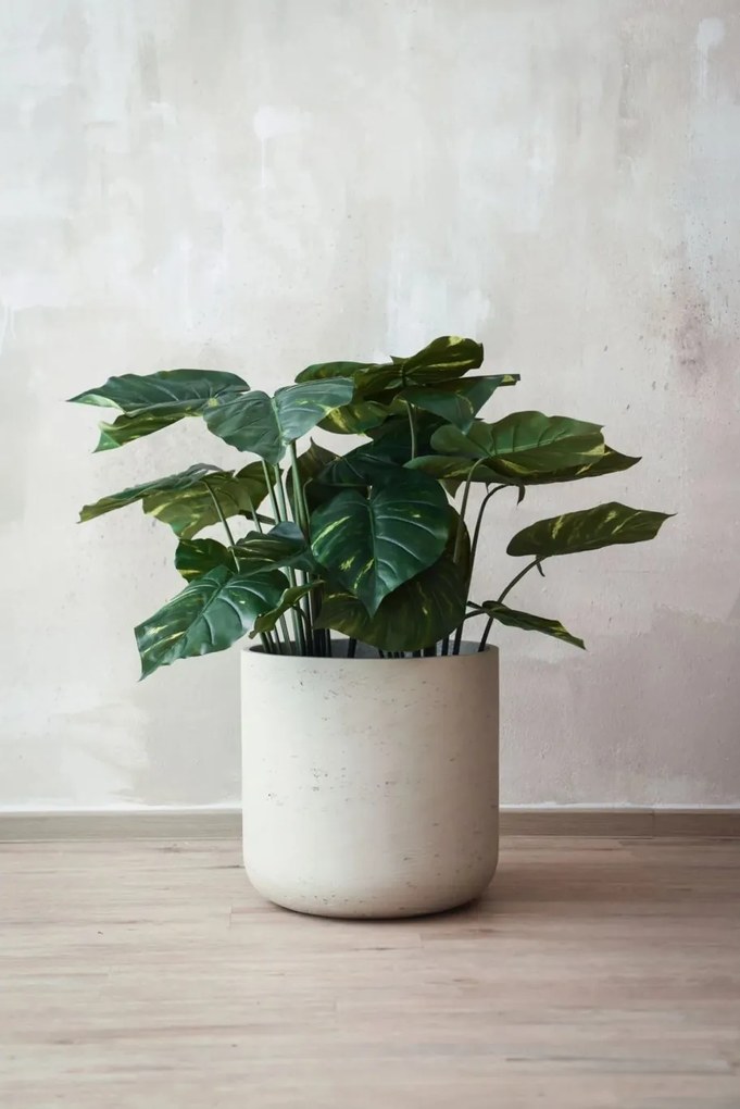 Kvetináč CHICO, sklolaminát, výška 42 cm, béžová