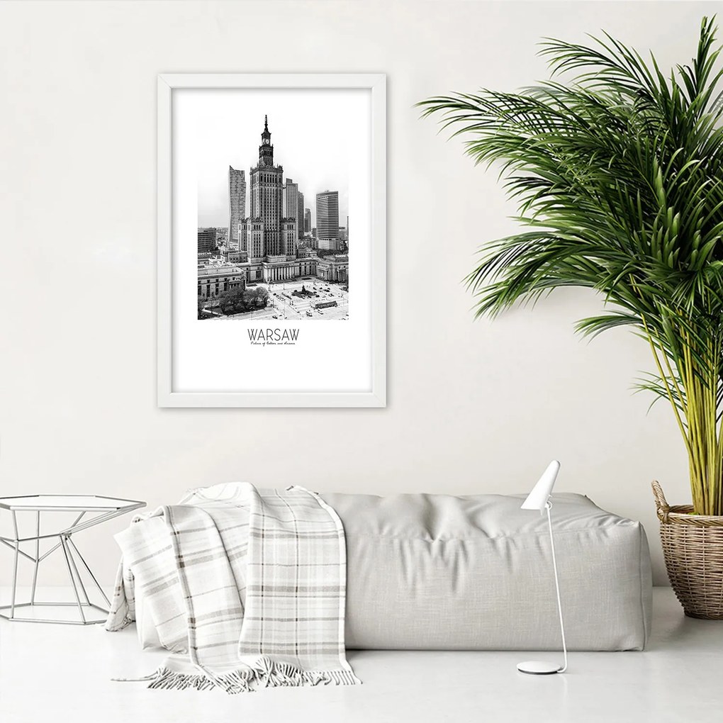 Gario Plagát Palác kultúry vo Varšave Farba rámu: Bez rámu, Rozmery: 30 x 45 cm