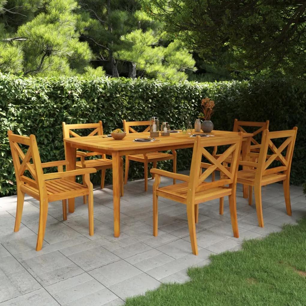 Záhradný stôl 200x100x75 cm masívne akáciové drevo 310304