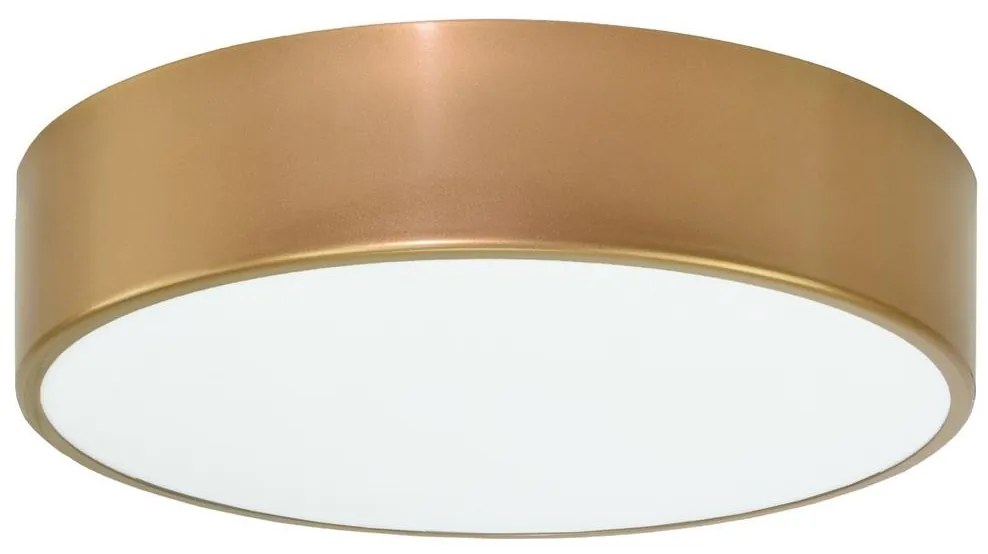 Stropné svietidlo so senzorom CLEO 2xE27/24W/230V pr. 30 cm zlatá