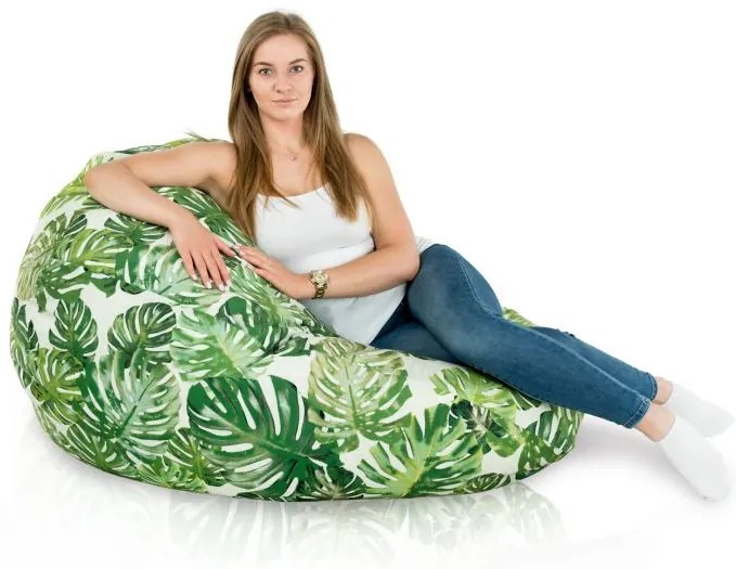 Sedací vak BAG Sako Design Jungle Veľkosť: XXL