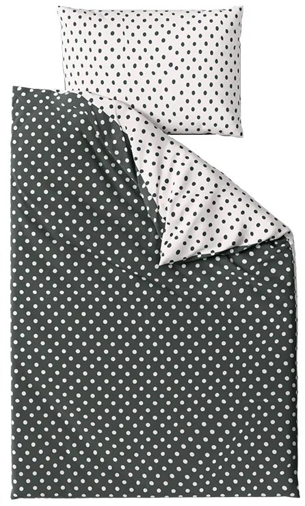 Bavlnené obliečky COLAM GREY sivá hotelové vrecko Rozmer obliečky: 70 x 90 cm | 140 x 200 cm