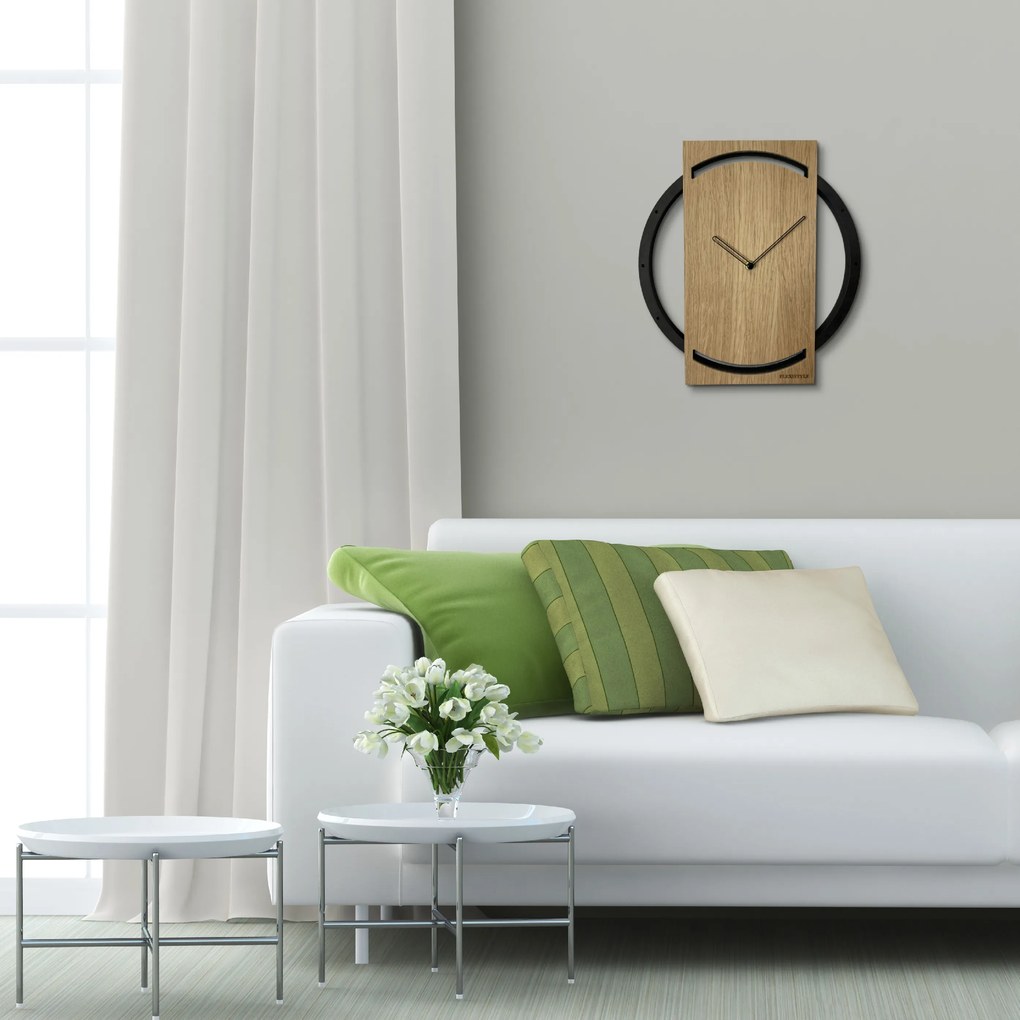 Dekorstudio Moderné drevené hodiny EKO Wood 2