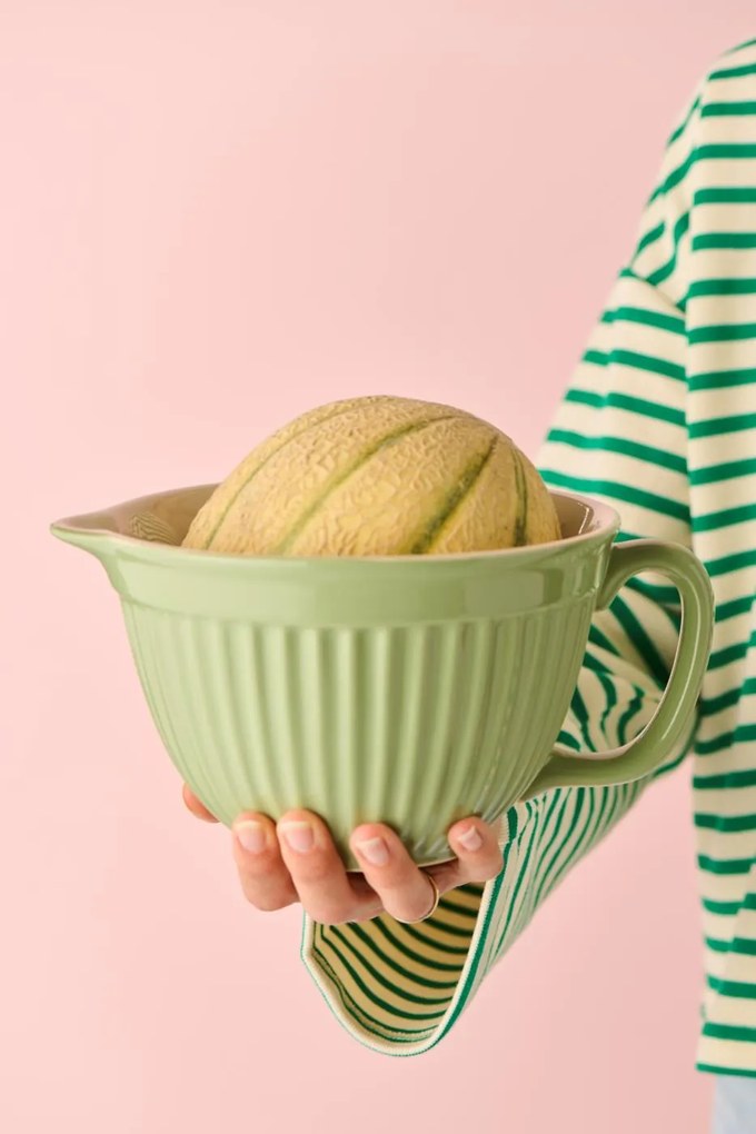 Zelená keramická misa na cesto MYNTE WASABI