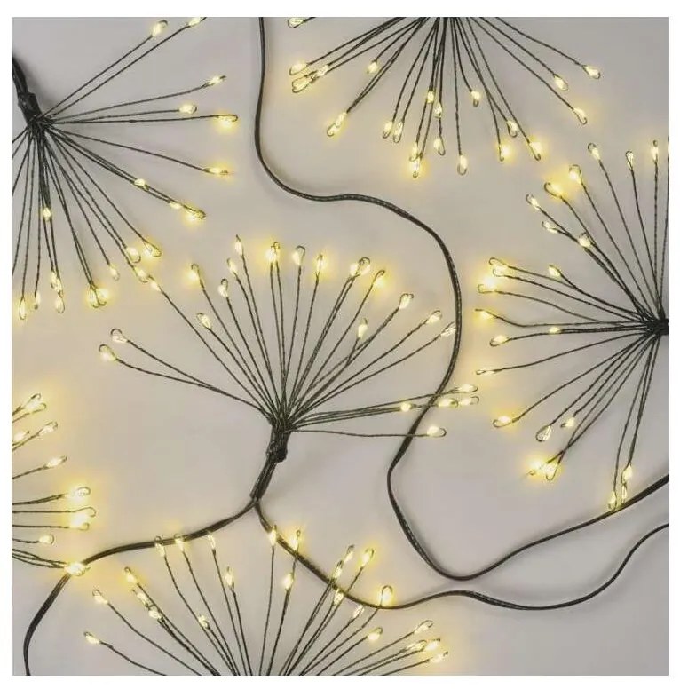 LED Vianočná reťaz 450xLED/11m teplá biela