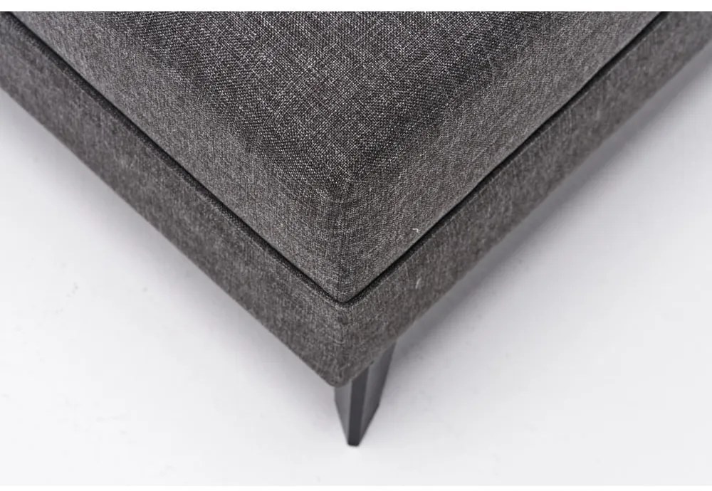 Antracitovosivá rohová pohovka (do tvaru "U") Eris – Balcab Home