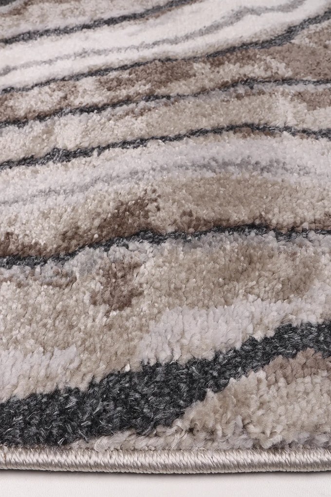 Koberec Bonanza 9106B GREY/BROWN (Dara) rozmery koberec: 160x220 cm