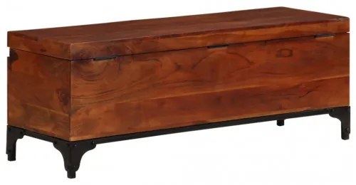 vidaXL Úložná truhlica 110x35x41 cm akáciový masív-