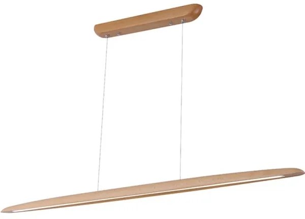 LED Luster na lanku LED/26W/230V 4000K 150 cm buk/masív